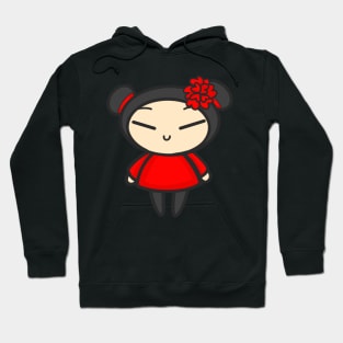 Rose Flower Pucca Hoodie